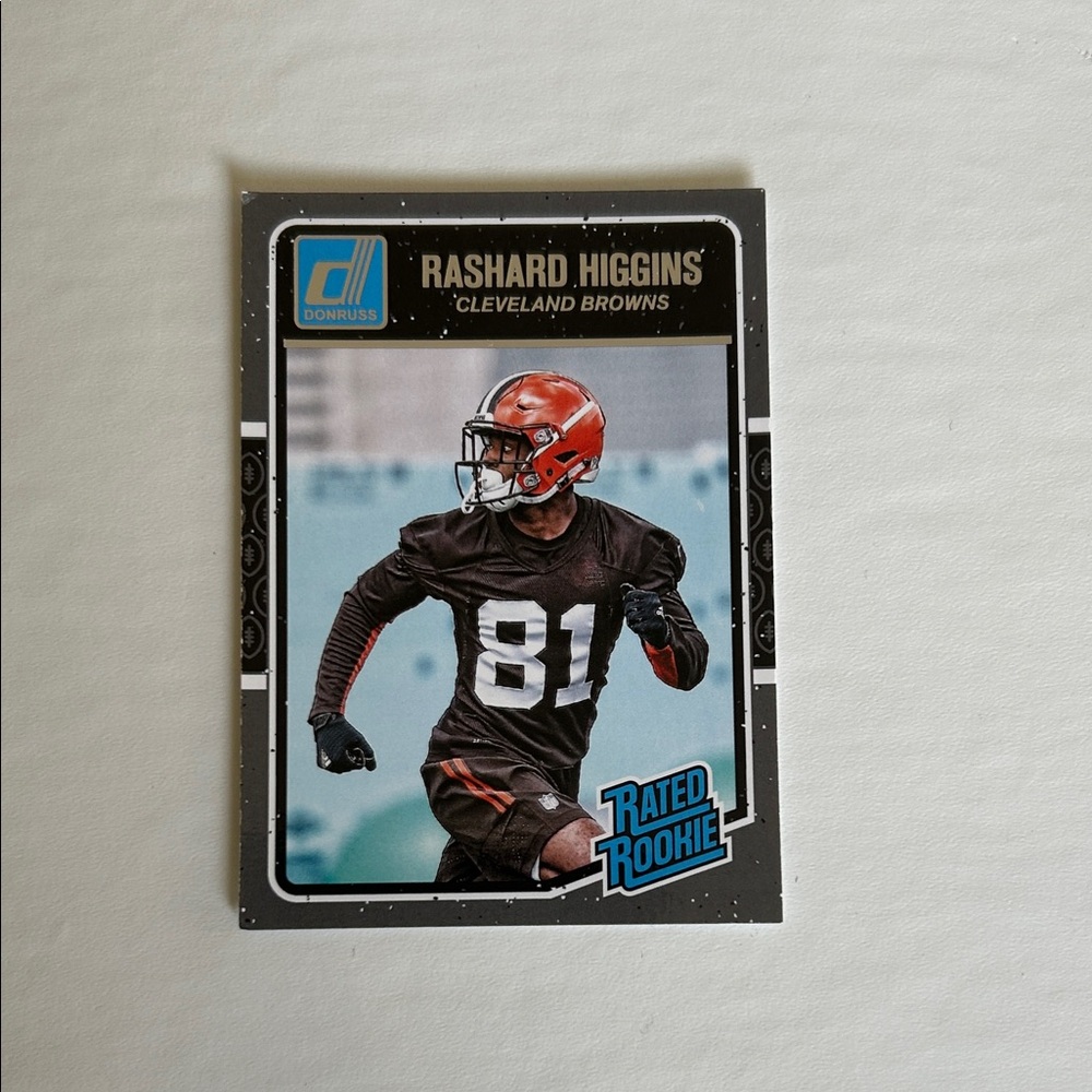 Rashard Higgins Donruss Rated Rookie Football Card
